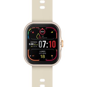 Smart Watch Bluetooth* Touch AMOLED, 1.85”, 3 ATM, 22 mm color plata