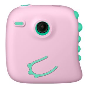 Cámara digital instantánea, con batería recargable y cubierta de silicón morada