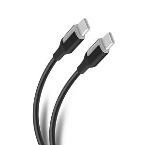 Cable USB C de 1 m 65 W, color negro