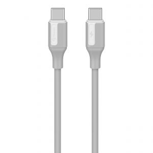 Cable USB C de 1 m 65 W, color gris