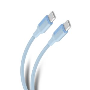 Cable USB C de 1 m 65 W, color azul