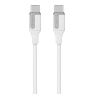 Cable USB C de 2 m 65 W, color blanco