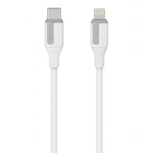 Cable USB C a Lightning de 2 m 30 W, color blanco