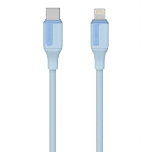 Cable USB C a Lightning de 2 m 30 W, color azul