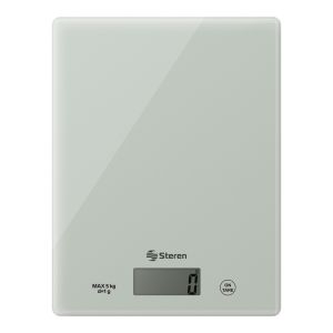 Báscula digital gramera, hasta 5 kg, rectangular