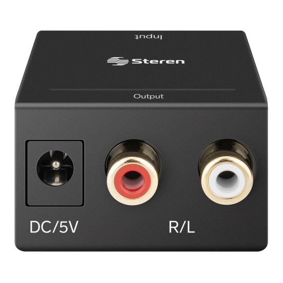 Adaptador Convertidor De Audio Rca Digital A Analógico Rca Adaptador Convertidor De Audio Rca Digital A Analógico Rca