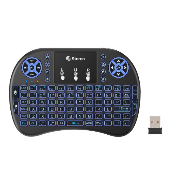 Mini teclado inalámbrico con touch pad para Smart TV