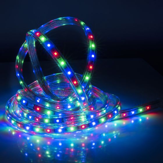 manguera led con 3 colores de 3m
