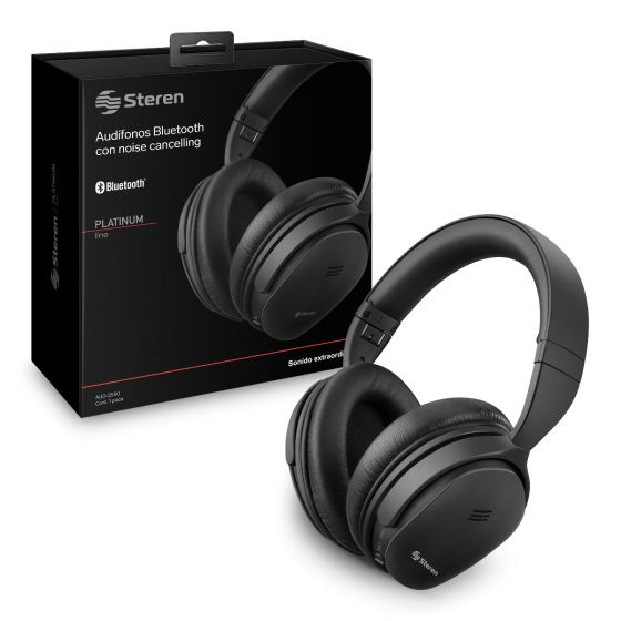Audifonos Bluetooth con cancelacion de ruido negros